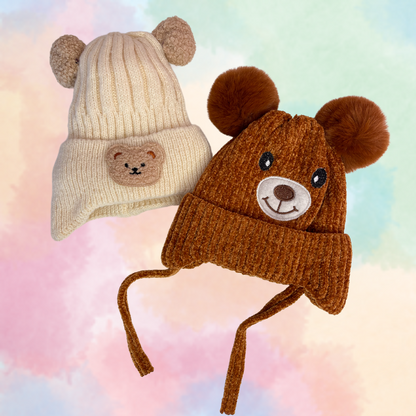 Bear Neutral Beanie