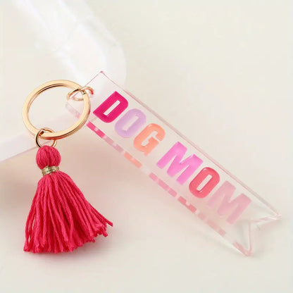 Dog Mom Keychain