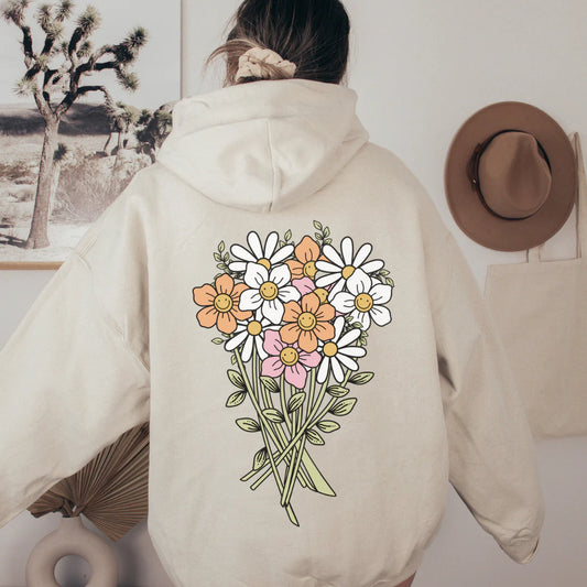 HAPPY FLOWERS HOODIE