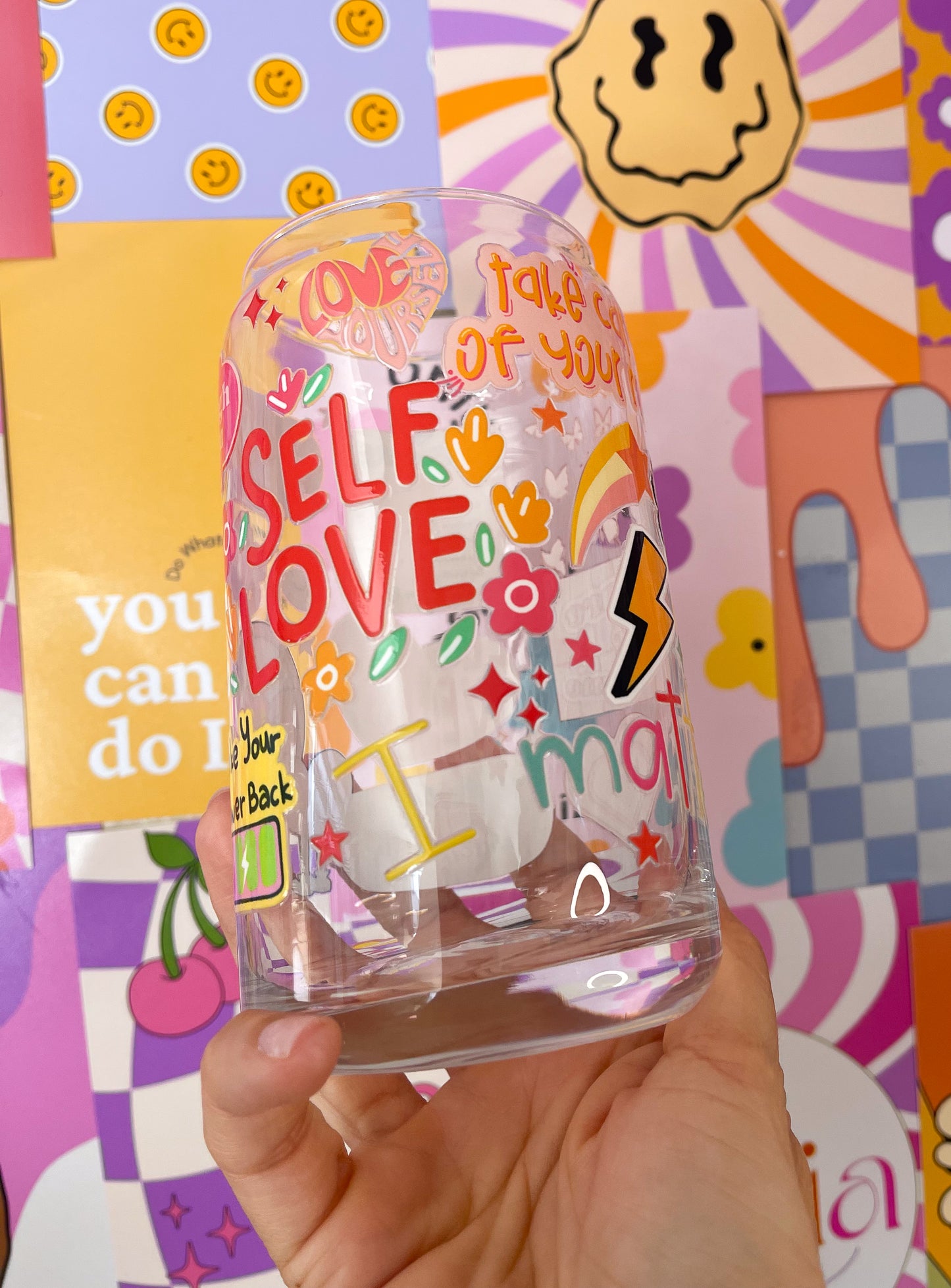 Self Love Glass Cup - NEW