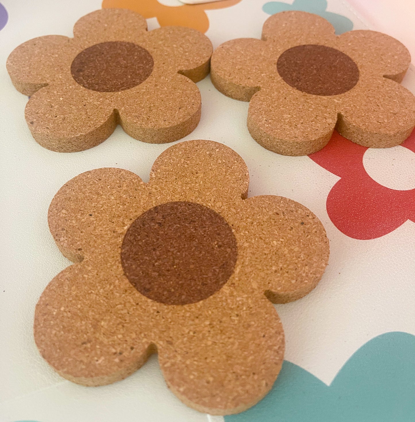 Daisy Cork Coasters