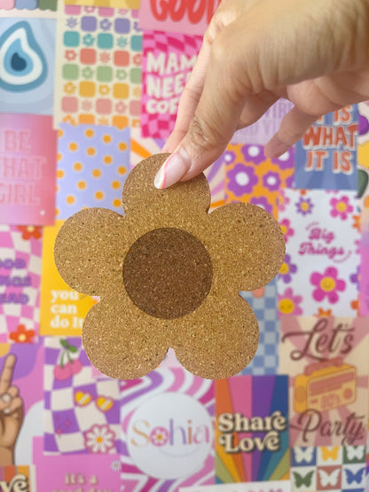 Daisy Cork Coasters