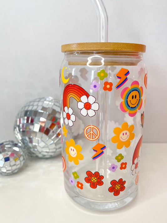 Retro Glass Cup