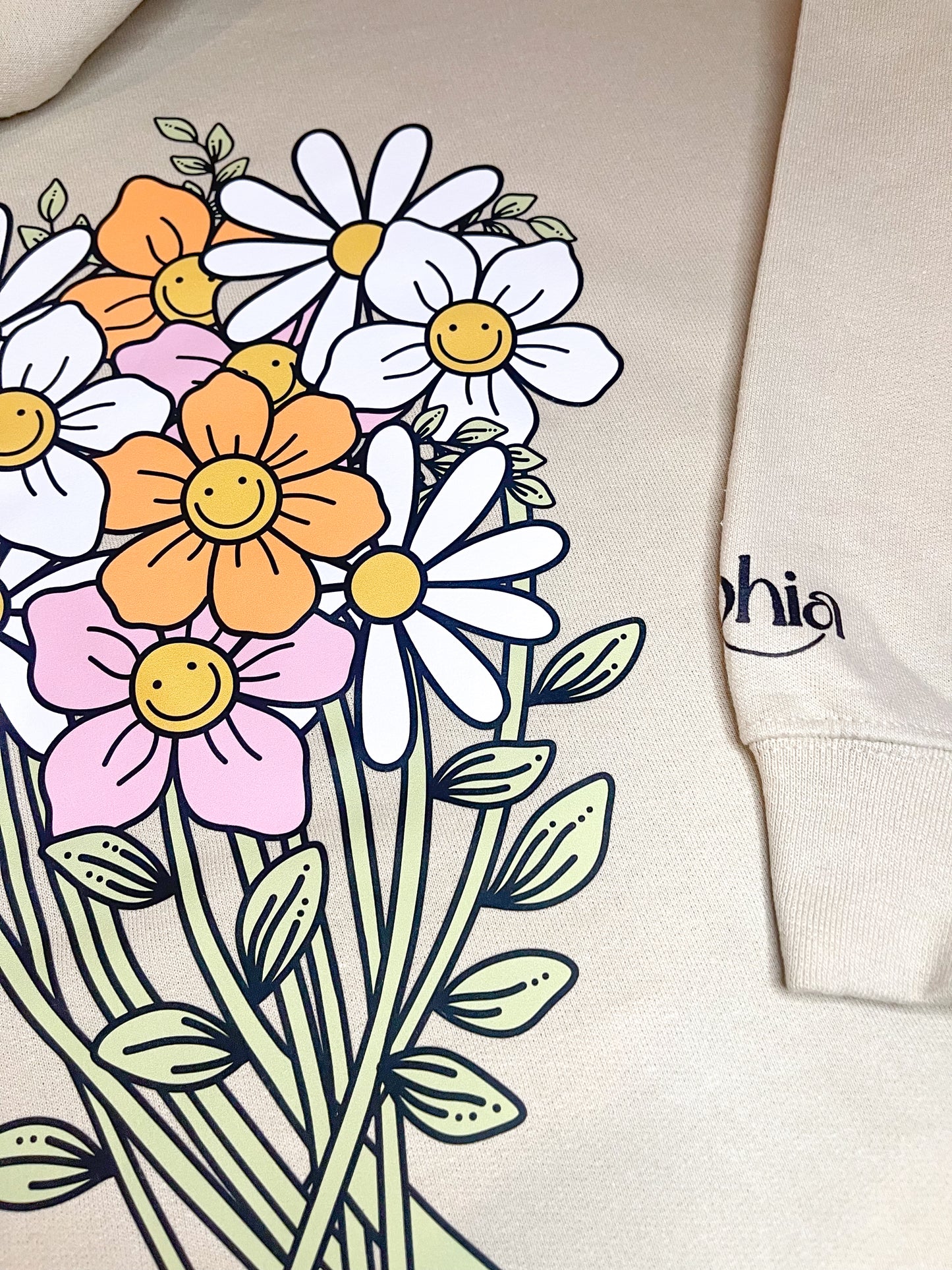 HAPPY FLOWERS HOODIE